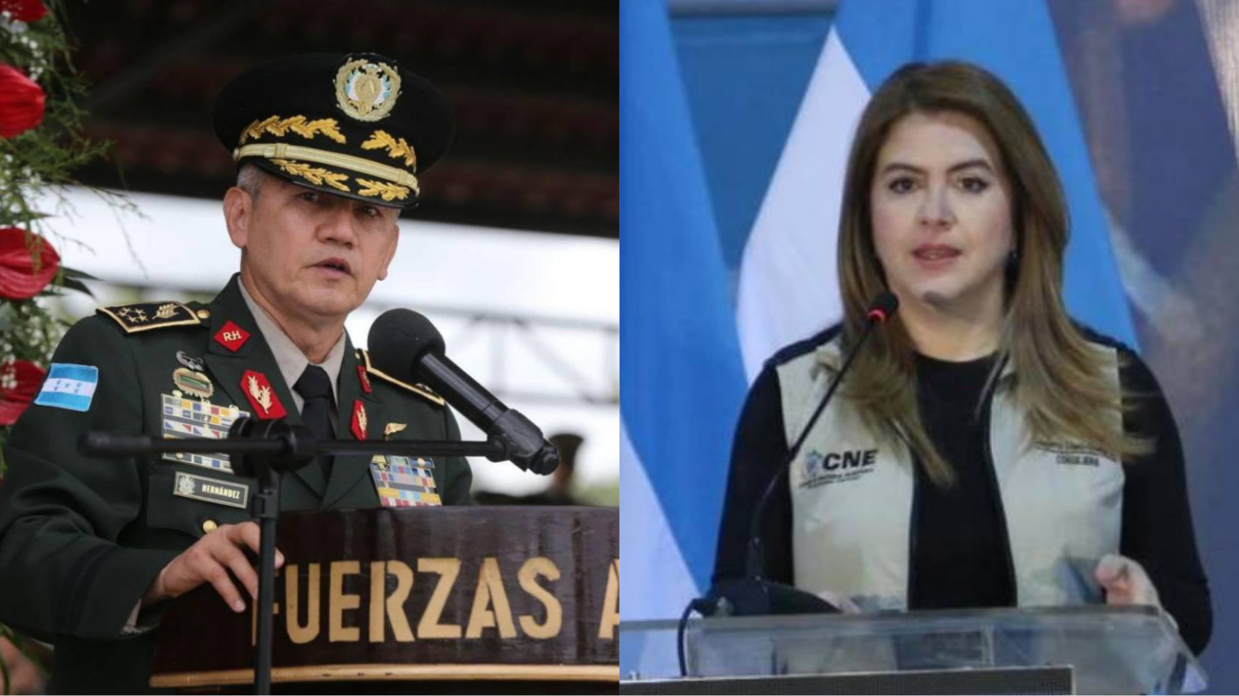 Presidenta CNE denuncia complot de jefe FFAA y expresidente culpar al ente electoral